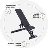 Bells of Steel Buzz-Saw Heavy-Duty Adjustable Bench