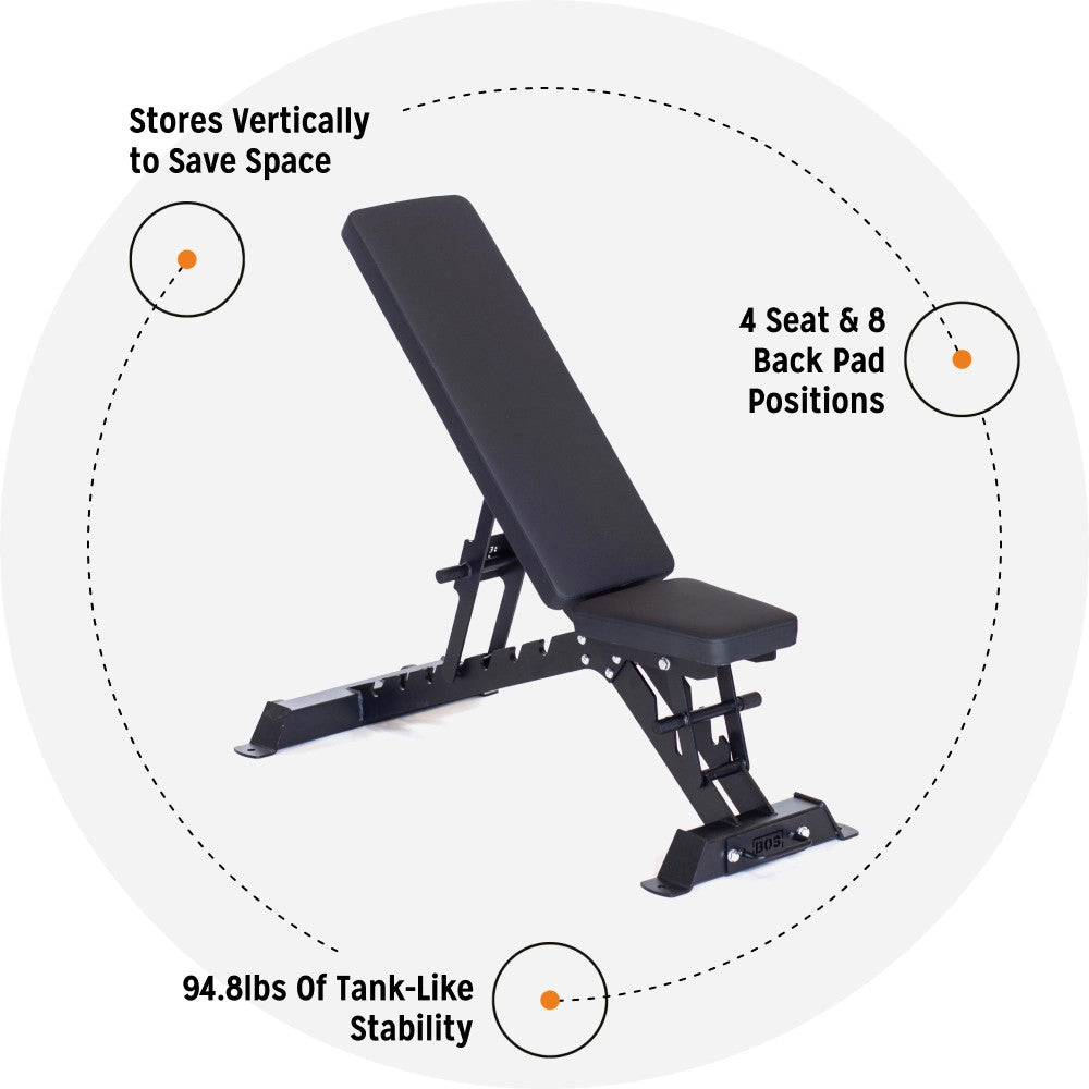 Bells of Steel Buzz-Saw Heavy-Duty Adjustable Bench