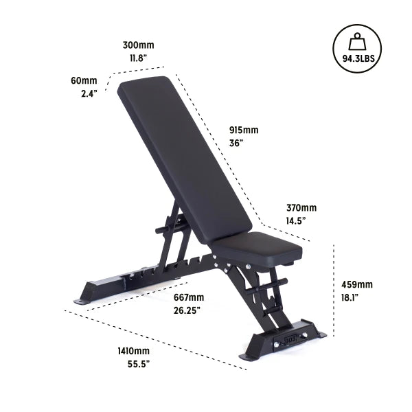 Bells of Steel Buzz-Saw Heavy-Duty Adjustable Bench