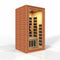 DYNAMIC SAUNAS AVILA 1-2-PERSON LOW EMF (UNDER 8MG) FAR INFRARED SAUNA (CANADIAN HEMLOCK)