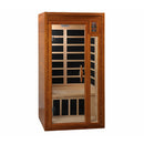 DYNAMIC SAUNAS BARCELONA 1-2-PERSON LOW EMF (UNDER 8MG) FAR INFRARED SAUNA