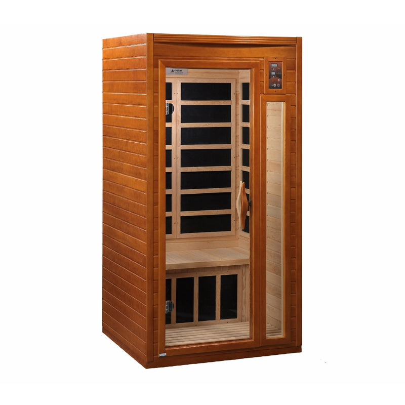 DYNAMIC SAUNAS BARCELONA 1-2-PERSON LOW EMF (UNDER 8MG) FAR INFRARED SAUNA