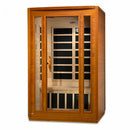 DYNAMIC SAUNAS SAN MARINO 2-PERSON LOW EMF (UNDER 8MG) FAR INFRARED SAUNA (CANADIAN HEMLOCK)