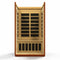 DYNAMIC SAUNAS SAN MARINO 2-PERSON LOW EMF (UNDER 8MG) FAR INFRARED SAUNA (CANADIAN HEMLOCK)