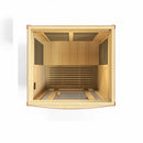 DYNAMIC SAUNAS SAN MARINO 2-PERSON LOW EMF (UNDER 8MG) FAR INFRARED SAUNA (CANADIAN HEMLOCK)