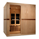 DYNAMIC SAUNAS CATALONIA 8-PERSON ULTRA LOW EMF (UNDER 3MG) FAR INFRARED SAUNA (CANADIAN HEMLOCK)