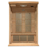 GOLDEN DESIGNS MAXXUS 2-PERSON NEAR ZERO EMF (UNDER 2MG) FAR INFRARED SAUNA