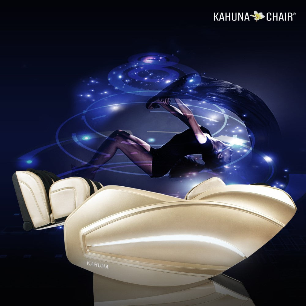 Kahuna Massage Chair 4D+@ HSL-Track Voice Recognition Zero-Gravity Full-Body Massage Chair, Tablet Remote Hubot4D